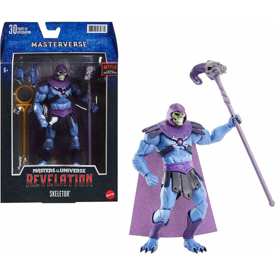 FIGURA SKELETOR MASTERS OF THE UNIVERSE - REVELATION 18CM image 0