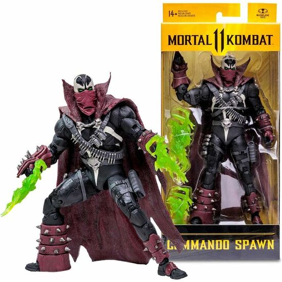 FIGURA COMMANDO SPAWN MORTAL KOMBAT 17CM image 0