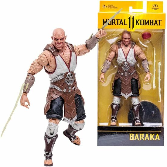 FIGURA BARAKA MORTAL KOMBAT 17CM. image 0