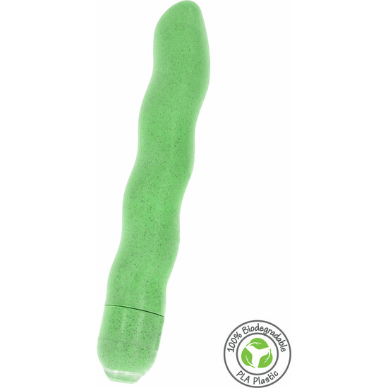 ORGANIC WAVE VIBRATOR GREEN image 0