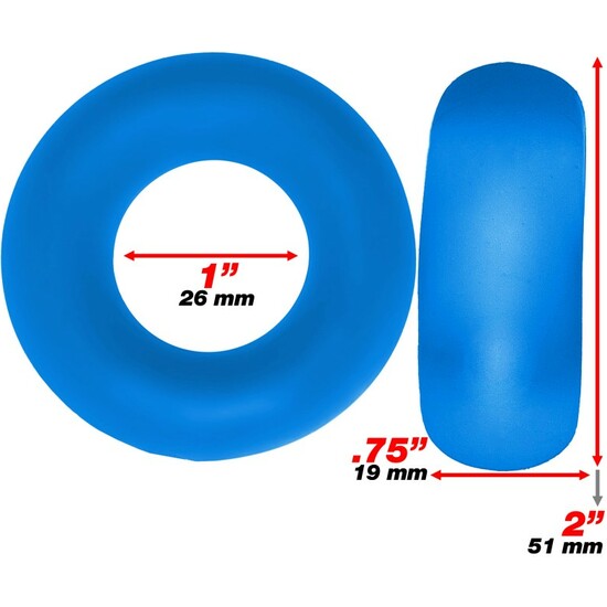 STIFFY 2-PACK BULGE COCKRINGS - BLUE image 5