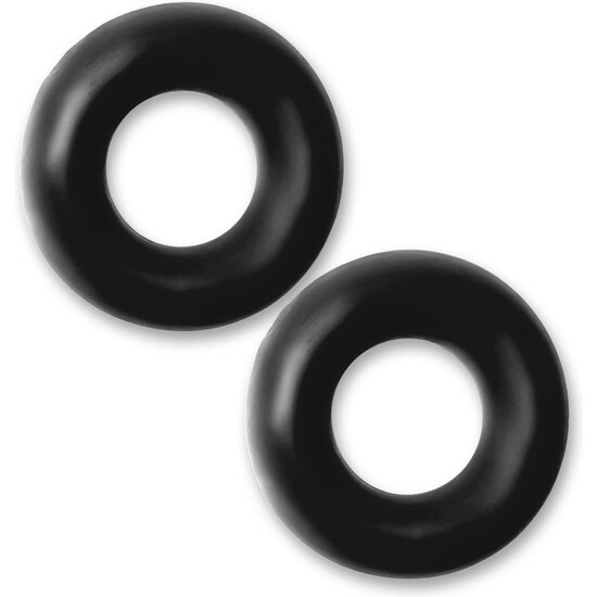 STIFFY 2-PACK BULGE COCKRINGS - NEGRO image 0