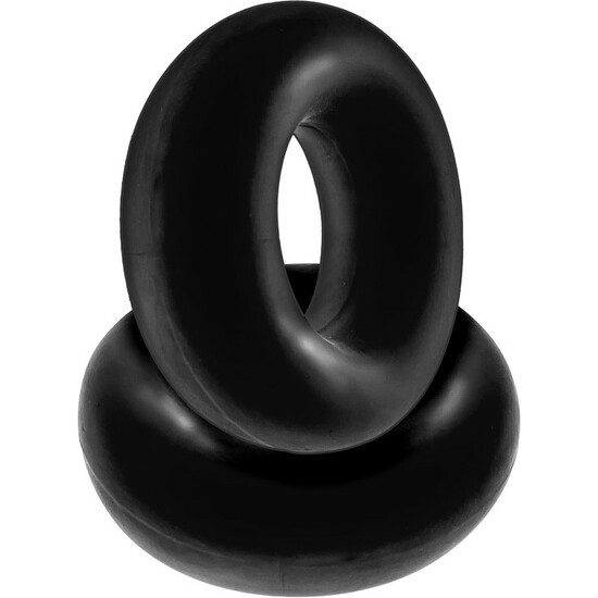 STIFFY 2-PACK BULGE COCKRINGS - NEGRO image 3