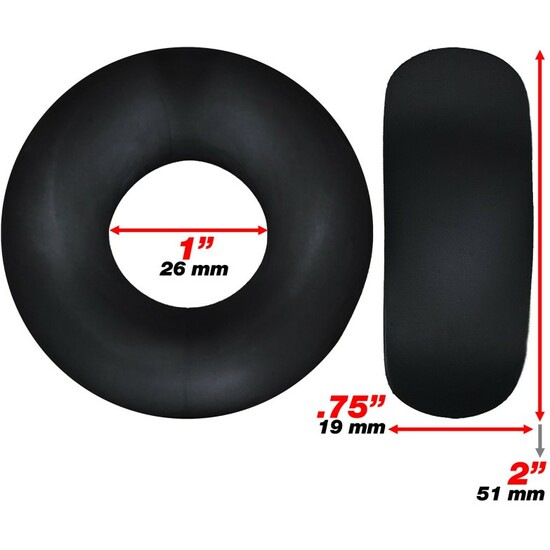 STIFFY 2-PACK BULGE COCKRINGS - NEGRO image 5