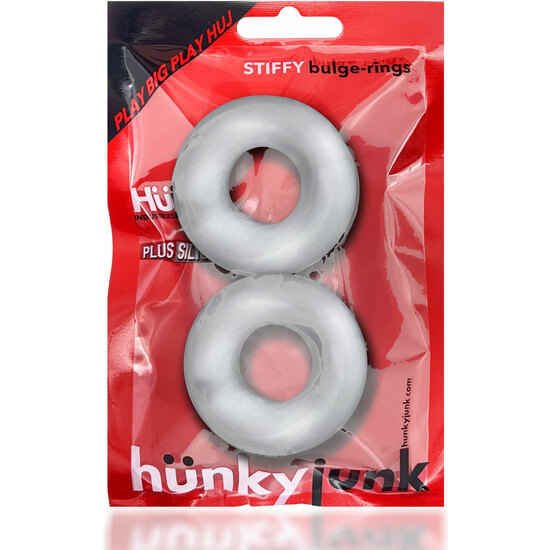 STIFFY 2-PACK BULGE COCKRINGS TRANSPARENT image 1