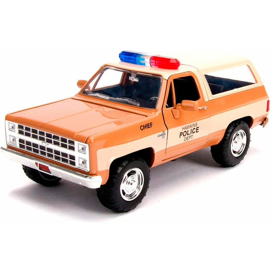 COCHE METAL CHEVY K5 BLAZE 1980 STRANGER THINGS + PLACA image 1