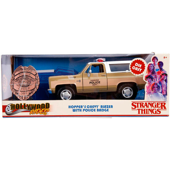 COCHE METAL CHEVY K5 BLAZE 1980 STRANGER THINGS + PLACA image 2