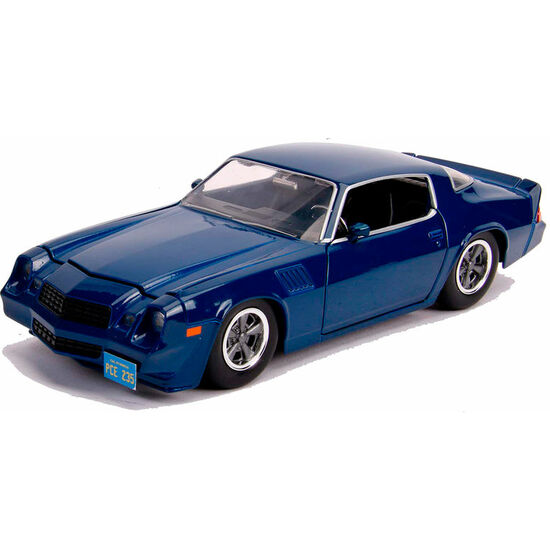 COCHE METAL CHEVY CAMARO 1979 Z28 STRANGER THINGS + MONEDA image 1