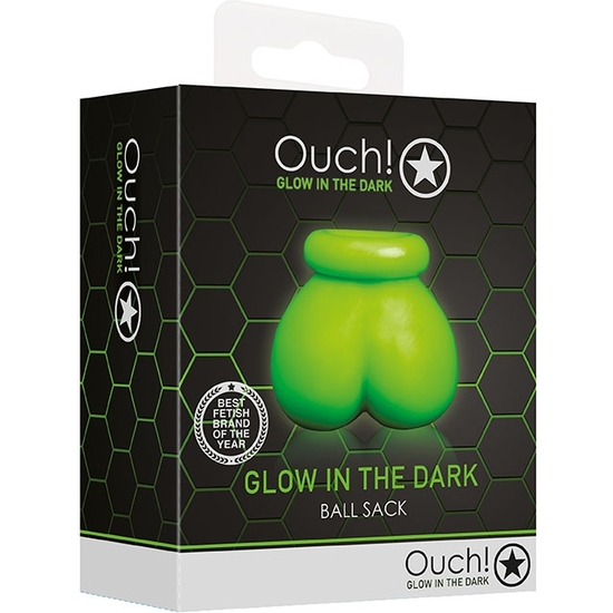 OUCH! - BALL SACK - GLOW IN THE DARK image 1