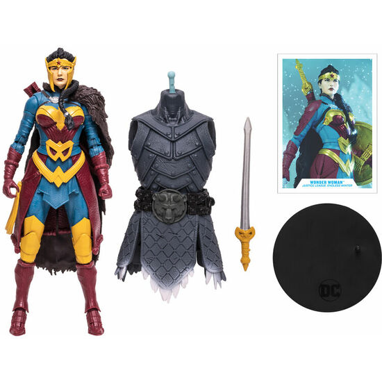 FIGURA WONDER WOMAN ENDLESS WINTER MULTIVERSE DC COMICS 18CM image 5