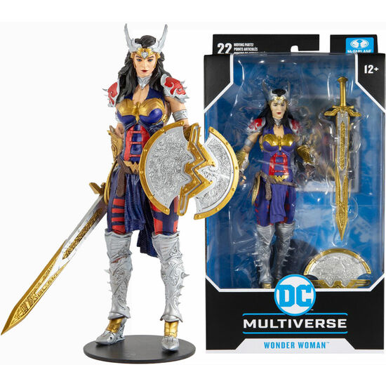 FIGURA WONDER WOMAN MULTIVERSE DC COMICS 18CM image 0