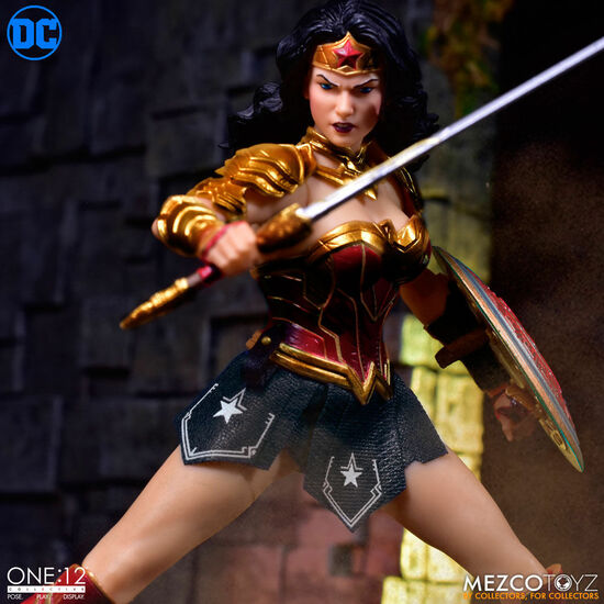 FIGURA ARTICULADA WONDER WOMAN DC COMICS 17CM image 2