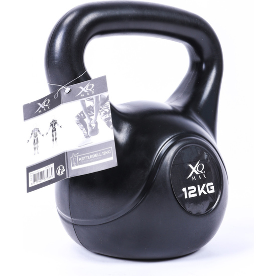 XQMAX CEMENT KETTLEBELL 12KG IN BLACK COLOR. EACH WITH FULL HANG TAG image 0