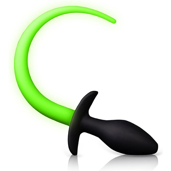 OUCH! - PUPPY TAIL PLUG - GLOW IN THE DARK image 3