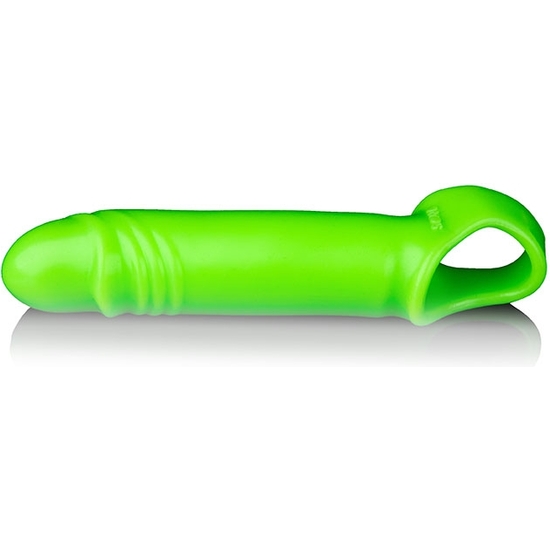 OUCH! - SMOOTH STRETCHY PENIS SLEEVE - GLOW IN THE DARK image 3