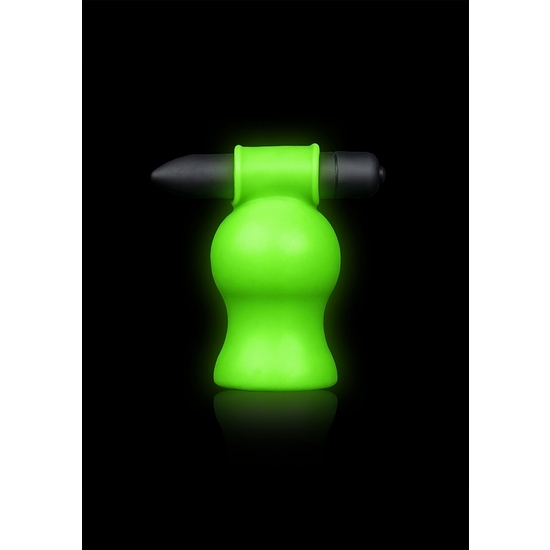 OUCH! - VIBRATING HEAD MASTURBATOR - GLOW IN THE DARK image 0