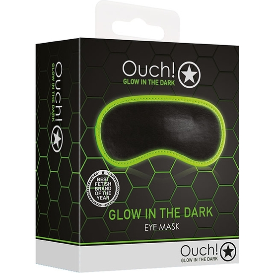 OUCH! - EYE MASK - GLOW IN THE DARK image 1