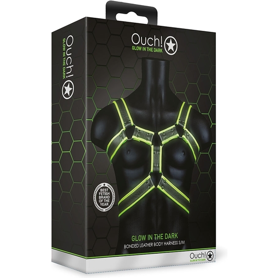 OUCH! - BODY HARNESS - GLOW IN THE DARK image 1