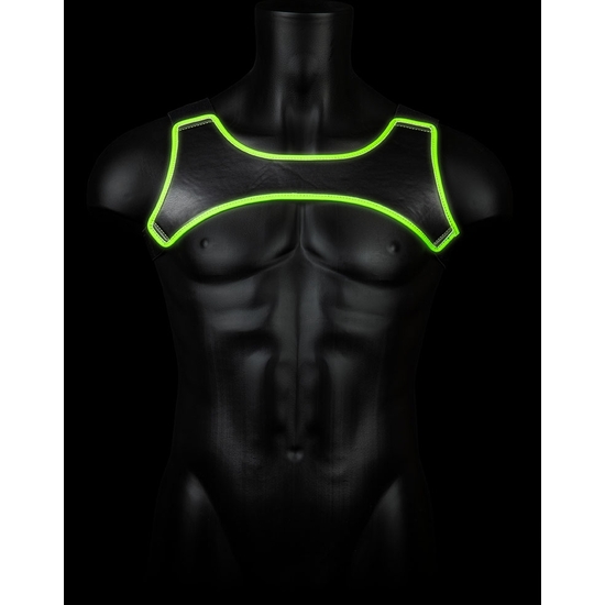 OUCH! - NEOPRENE HARNESS - GLOW IN THE DARK image 0
