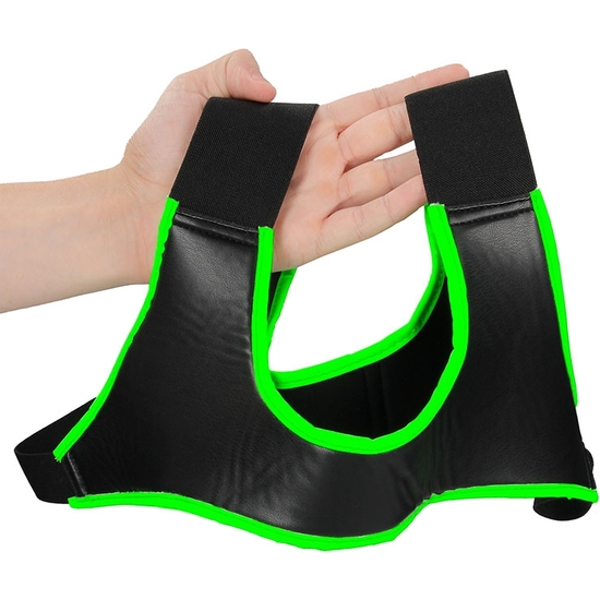 OUCH! - NEOPRENE HARNESS - GLOW IN THE DARK image 4
