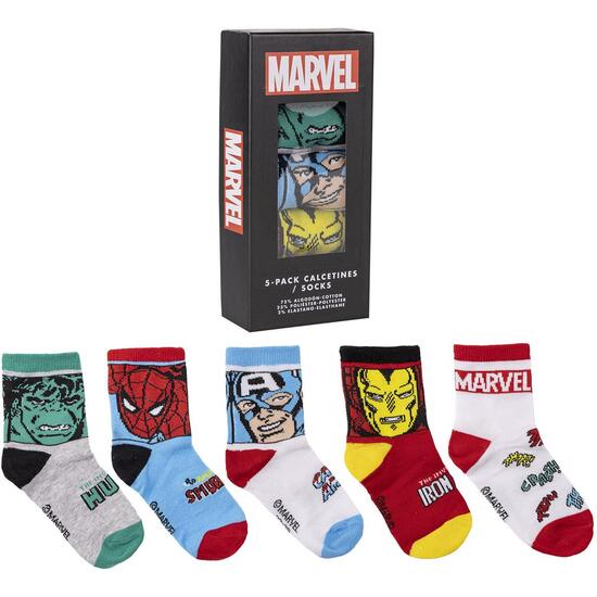 PACK CALCETINES 5 PIEZAS AVENGERS image 0