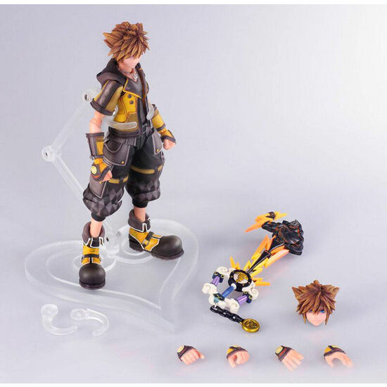 FIGURA SORA GUARD FORM VER. KINGDOM HEARTS III BRING ARTS DISNEY 16CM image 2