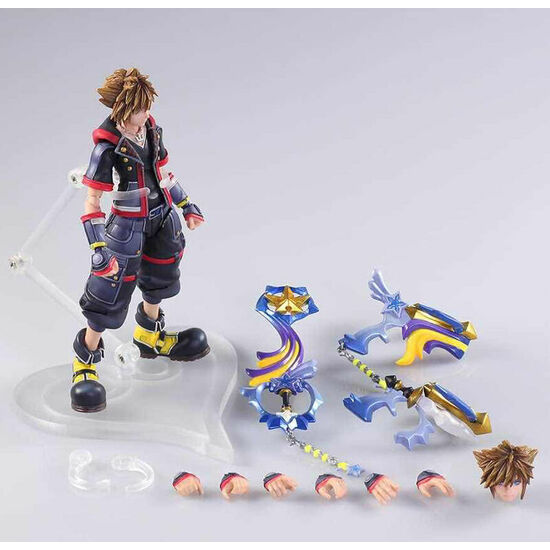 FIGURA SORA KINGDOM HEARTS III BRING ARTS DISNEY 15CM image 3