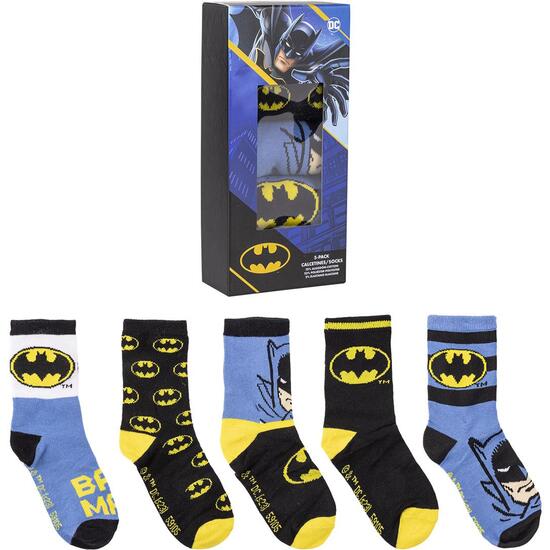 PACK CALCETINES 5 PIEZAS BATMAN image 0