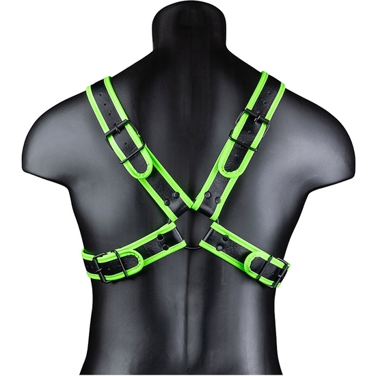 OUCH! - CROSS HARNESS - GLOW IN THE DARK image 5