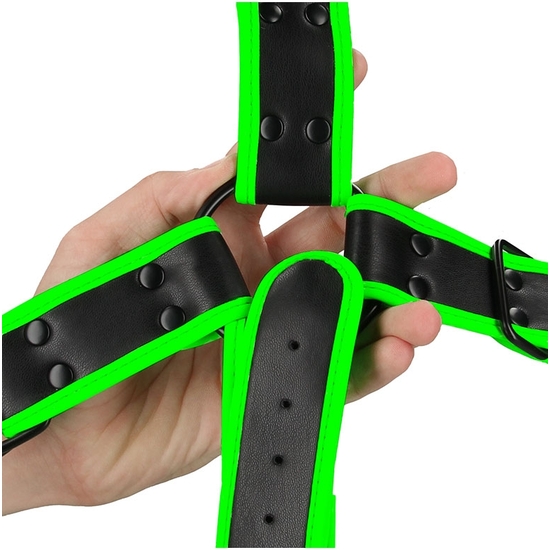 OUCH! - CROSS HARNESS - GLOW IN THE DARK image 6