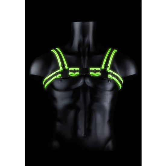 OUCH! - BUCKLE HARNESS - GLOW IN THE DARK image 0