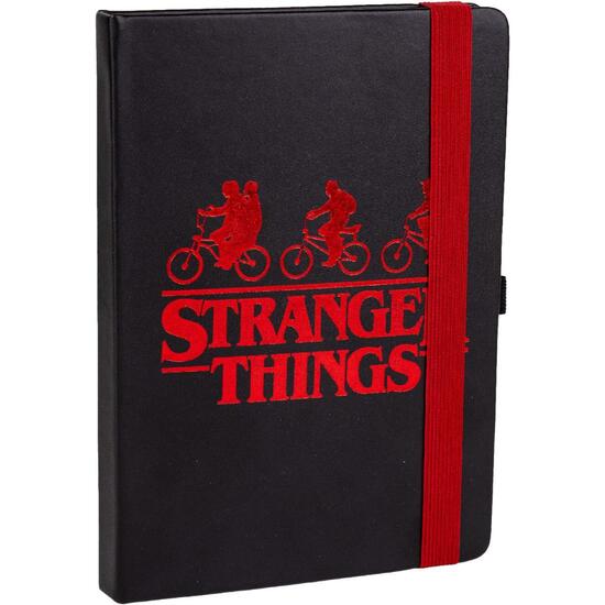 CUADERNO PREMIUM POLIPIEL STRANGER THINGS image 0