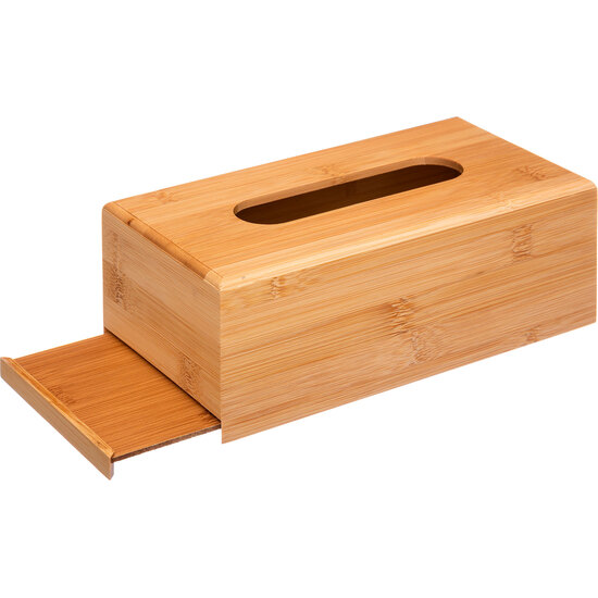 CAJA DE PAÑUELOS DE BAMBÚ image 0