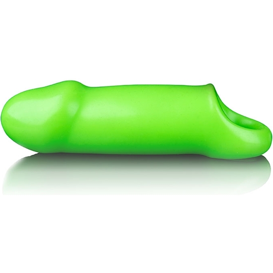 OUCH! - SMOOTH THICK STRETCHY PENIS SLEEVE - GLOW IN THE DARK image 3