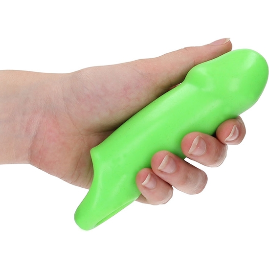 OUCH! - SMOOTH THICK STRETCHY PENIS SLEEVE - GLOW IN THE DARK image 4