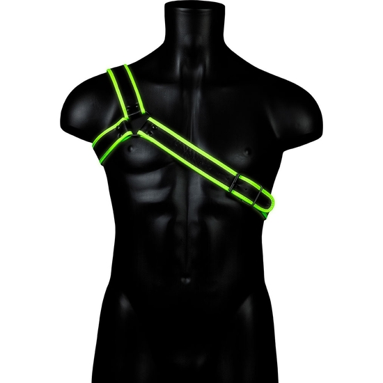 OUCH! - GLADIATOR HARNESS - GLOW IN THE DARK image 3