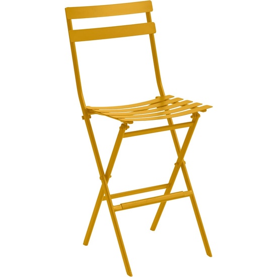 JUEGO DE 2 SILLAS ALTAS PLEGABLES "GREENSBORO" MOSTAZA image 2