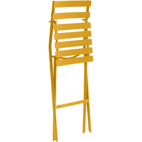 JUEGO DE 2 SILLAS ALTAS PLEGABLES "GREENSBORO" MOSTAZA image 3
