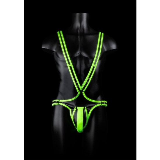 OUCH! - FULL BODY HARNESS - GLOW IN THE DARK image 0