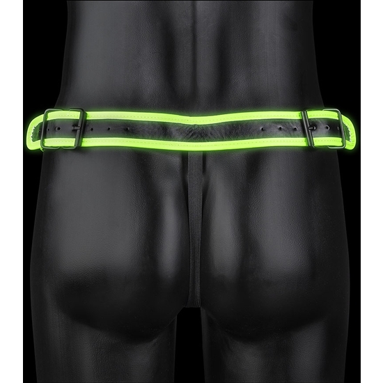 OUCH! - STRIPED JOCK STRAP - GLOW IN THE DARK image 3