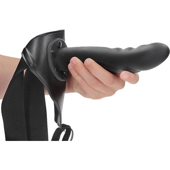 OUCH!-STRAP-ON HUECO CURVO TEXTURIZADO - 8 / 20 CM-NEGRO image 8