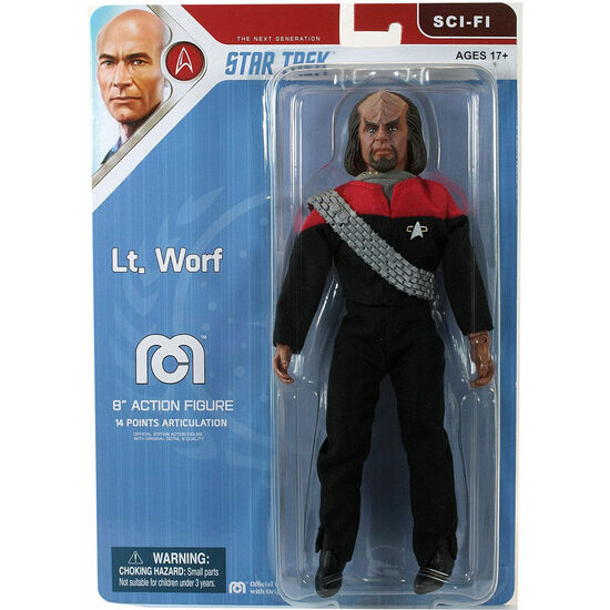 FIGURA LT WORF STAR TREK 20CM image 0