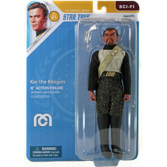 FIGURA THE KLINGON KOR STAR TREK 20CM image 0