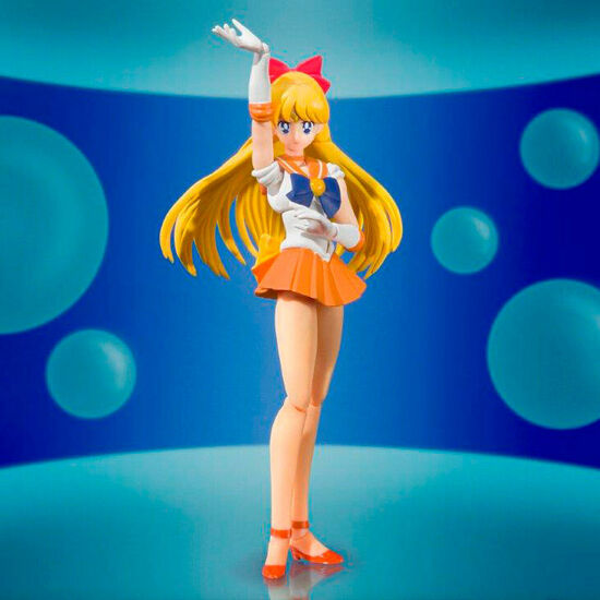 FIGURA SAILOR VENUS ANIMATION COLOR EDITION SAILOR MOON 14CM image 0