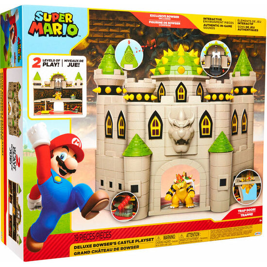 PLAYSET CASTILLO BOWSER DELUXE MARIO BROS image 0