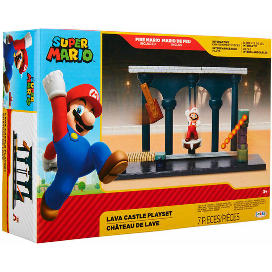 PLAYSET CASTILLO DE LAVA SUPER MARIO NINTENDO image 1