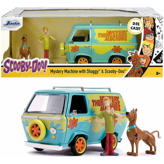 SET FIGURAS SCOOBY DOO Y SHAGGY + FURGONETA MISTERY MACHINE SCOOBY DOO image 0