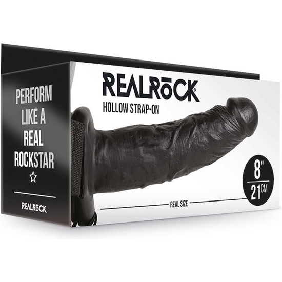 REALROCK - HOLLOW STRAP-ON WITHOUT BALLS - 8/ 20,5 CM image 1