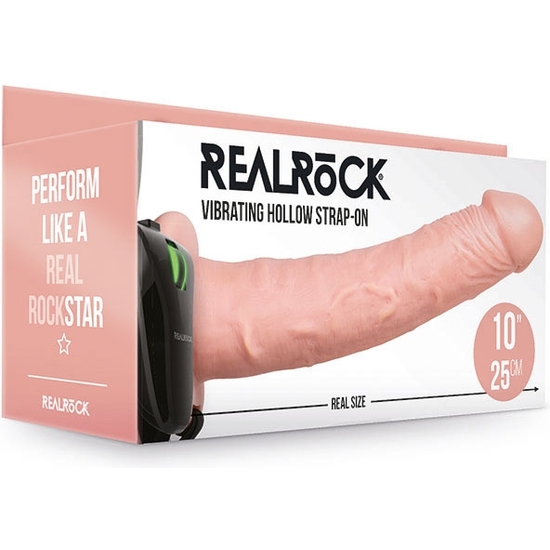 REALROCK-STRAP-ON HUECO VIBRATORIO SIN BOLAS - 10/ 24,5 CM image 1