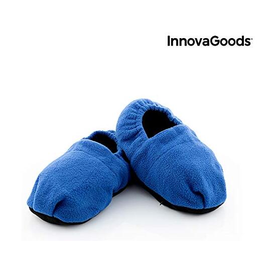 ZAPATILLAS DE CASA CALENTABLES EN MICROONDAS INNOVAGOODS AZUL image 7